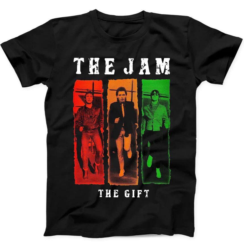 The Jam The Gift Подарок в стиле панк-рок Черная футболка 64 L