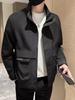 Men's 2025 Winter Stand Collar Pilot Jacket - Trendy Cotton-Padded Loose Workwear Style