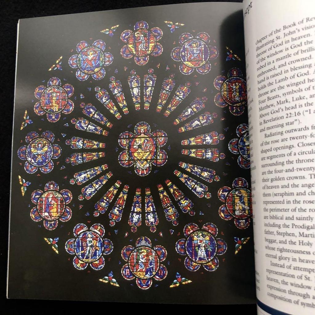 [USED] Washington National Cathedral stained glass photo book "JEWELS OF LIGHT