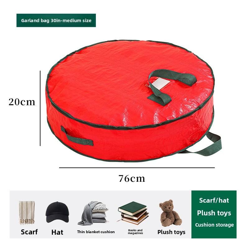 Christmas Storage Bag With Drawstring For Living Room Decor And Holiday Organizer