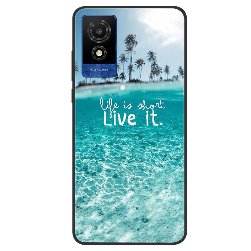 Case For TCL 501 Case TCL501Cool Silicone Protective Cover for TCL 501 T433D 2024 Bumper Protector Fundas Coque Shockproof