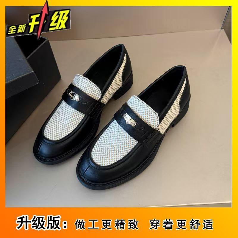 Premium Sense Comfortable Casual British Style Single Shoes Women's Spring and Summer New Retro Style Versatile Round Head Single Shoes Women