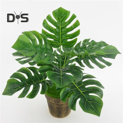 Artificial Plant Lifelike Home Decoration Fabric Simulation Monstera Foliage Leaf