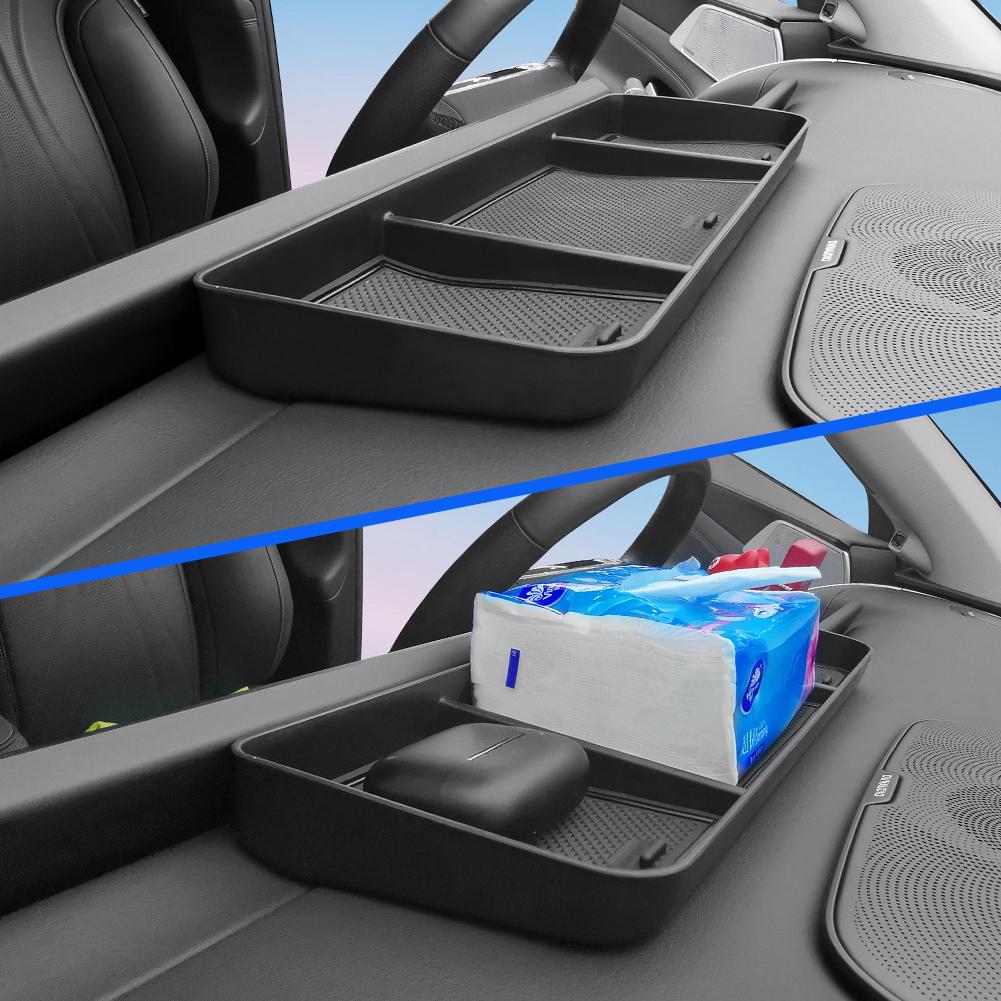 Für Xpeng G9 2025 2025 Auto Dashboard Tablett Center Konsole Versteckte Lagerung Box Hinter Bildschirm Zubehör Organizer Aufräumen