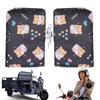 Motorcycle Handlebar Muffs Windproof Mittens Hand Warmer Gloves Corgi Dog Pattern Winter Snowmobile Hand Muffs Hand Warmers