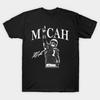 Men Black Print T-shirt Micah Parsons Vintage No-Cut Transfer Paper Print Cotton Tshirt