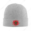 Marokko Morocco Flag Beanie Cap Unisex Winter Warm Bonnet Femme Knit Hat Outdoor Moroccan Proud Skullies Beanies Caps
