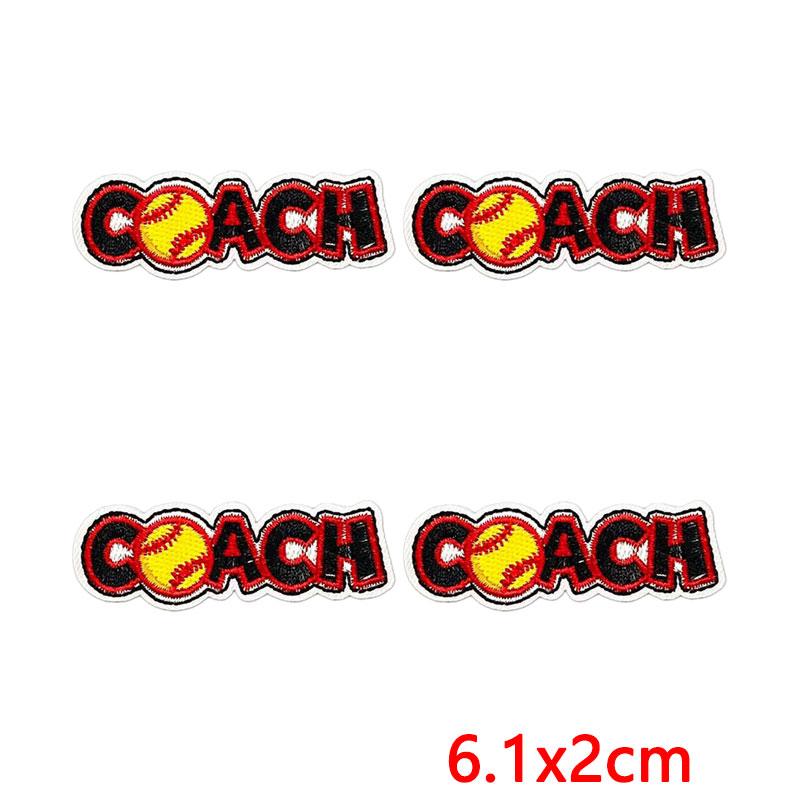 10PCS Softball Themed Iron On Patches, Softball Bow & Unicorn Embroidery Patches, Patches for Clothing DIY Decoration