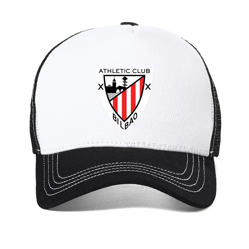 Athletic Club De Bilbao Men Baseball Cap Spain Soccer Club Athletic Bilbao Hat Summer Cool Mesh Snapback Hats Bone Garros