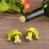2pcs set Silicone Wine Beer Cover Air tight Sealed Bottle Cap Stopper Beverage Easy Open Plug