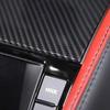 ABS Carbon Fibe Console Navigation Upper Panel Cover Trim For Jaguar F-TYPE