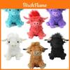 Adorable Highland Cow Plush Toy Realistic Highland Cattle Stuffed Animal In Various Colors