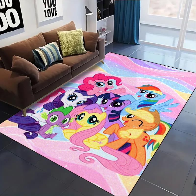 My little pony Carpet Rug for Living Room Bedroom Home Sofa Decoration,Kids play Non-slip Floor Mat