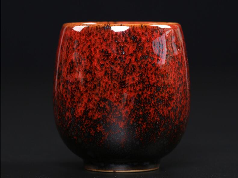 Wholesale Reusable 150ml Chinese Kung Fu Kiln Change Ceramic Home Tea Cup Japanese Style Ceramic Clay Tea Service Cup