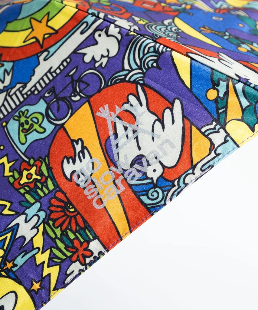 COMPACT UMBRELLA Psychedelic Free KIU×GSC