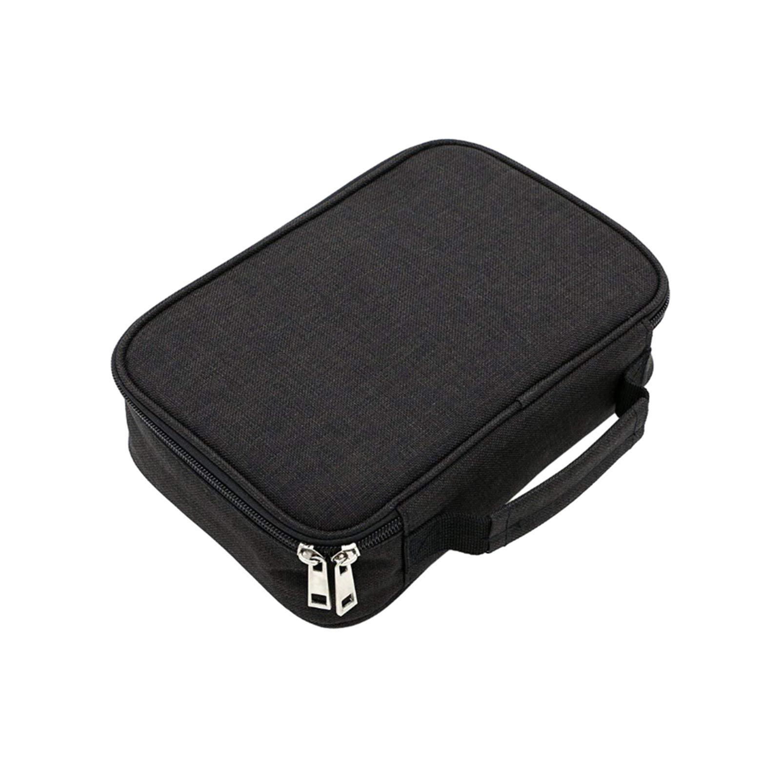 

Прочный пенал для организованного и удобного хранения Ткань Оксфорд 72 отделения пенал чёрный