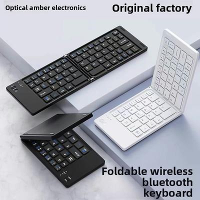 Drahtlose Bluetooth Zwei Faltbare Mini-Tastatur Tablet Telefon Notebook Drei System Universelle Tragbare Kompakte Tastatur