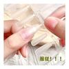 Nail Tips for Kids, 120 Pieces, Ultra Thin DIY Nail Supplies, Storage Case Included, Short Nail Decorations, Popular, Natural Fit, For Practice,