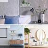 Clear Acrylic Wall Mounted Shelf with Floating Effect Minimalists Invisible Rack 55KF