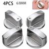 Universal Rotary Switch Control Knobs Replacement Kitchen Cooker Gas Stove Oven Cooktop Control 6mm/8mm
