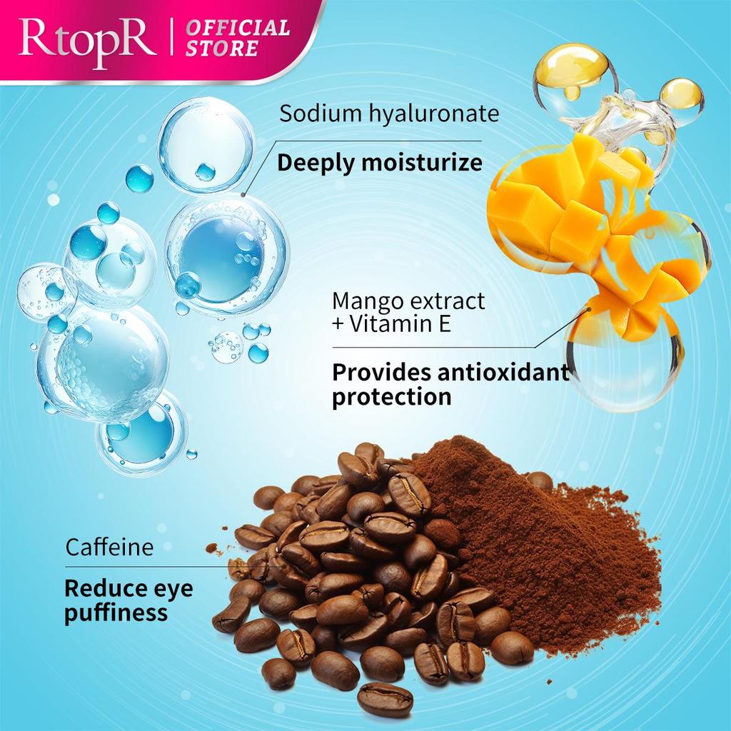 RtopR Mango Eye Cream Anti-puffiness Dark Circles Moisturizing And Moisturizing Around The Eyes Anti-Aging And Firming Around The Eyes