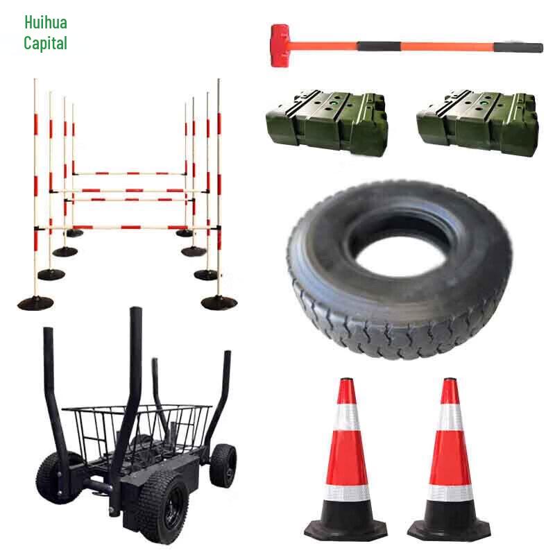 Outdoor Fitness Training Sled with Wheels