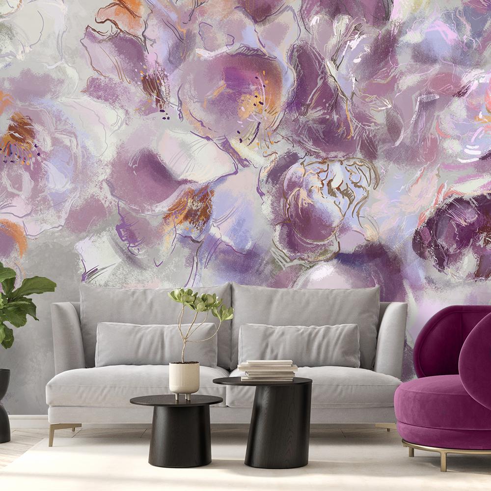 Tapet Irisblommor
