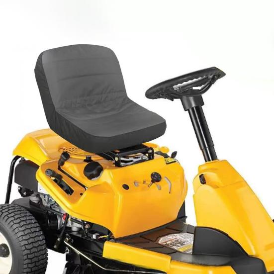 Xiaobudian Lawn Mower Seat Cover with Mesh Pocket, Waterproof Tractor Protector, Heavy Duty Riding Protective