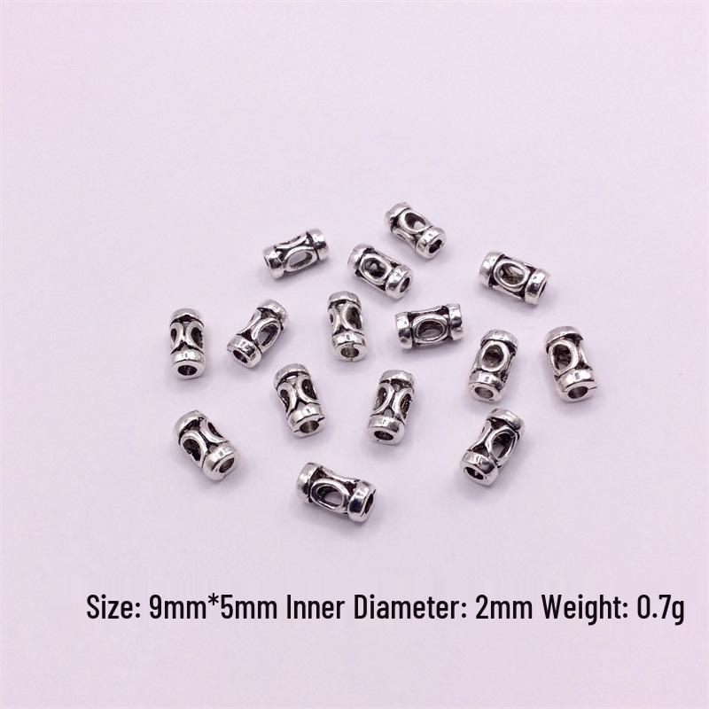 Tibetan Silver Beaded Spacer Beads for DIY Jewelry: Bracelet, Necklace, Hand String Accessories