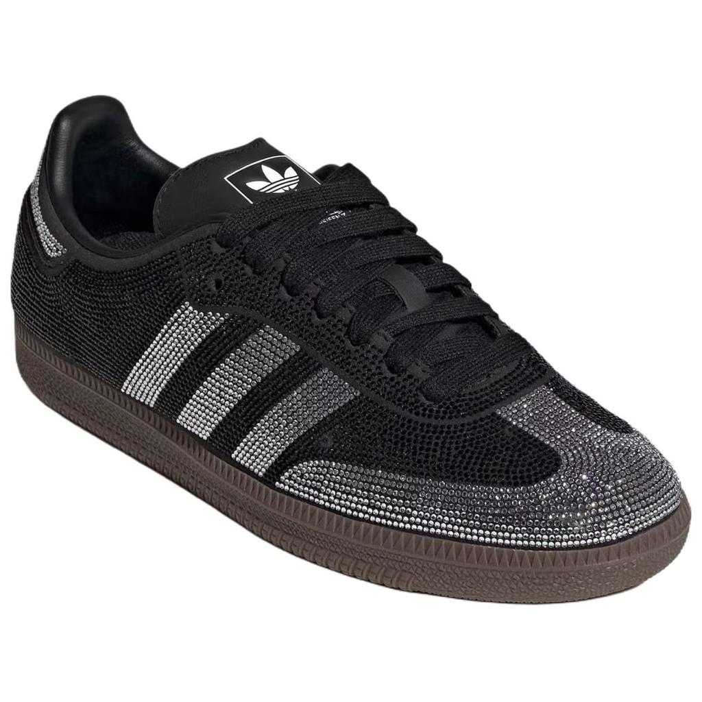 adidas Samba OG Czarne Srebrne Cyrkonie Damskie Sneakersy Core-Black Dark-Gum IH9052