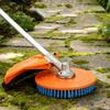 Cepillo Limpiador de Cortacésped con Cerdas de Metal Resistente al Desgaste Herramienta de Jardín Cepillo Patio Granja