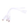 3Pcs Fluorescent Lamp Power Cord Cable T5 Plug Wire Cord Led 2 Hole Docking Cable Bracket Light Male Female Connect Cable