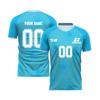 Short Sleeve V Neck DIY Team Sports Jersey Top Wicking Lightweight Athletic Training Shirt for Men Women Youth