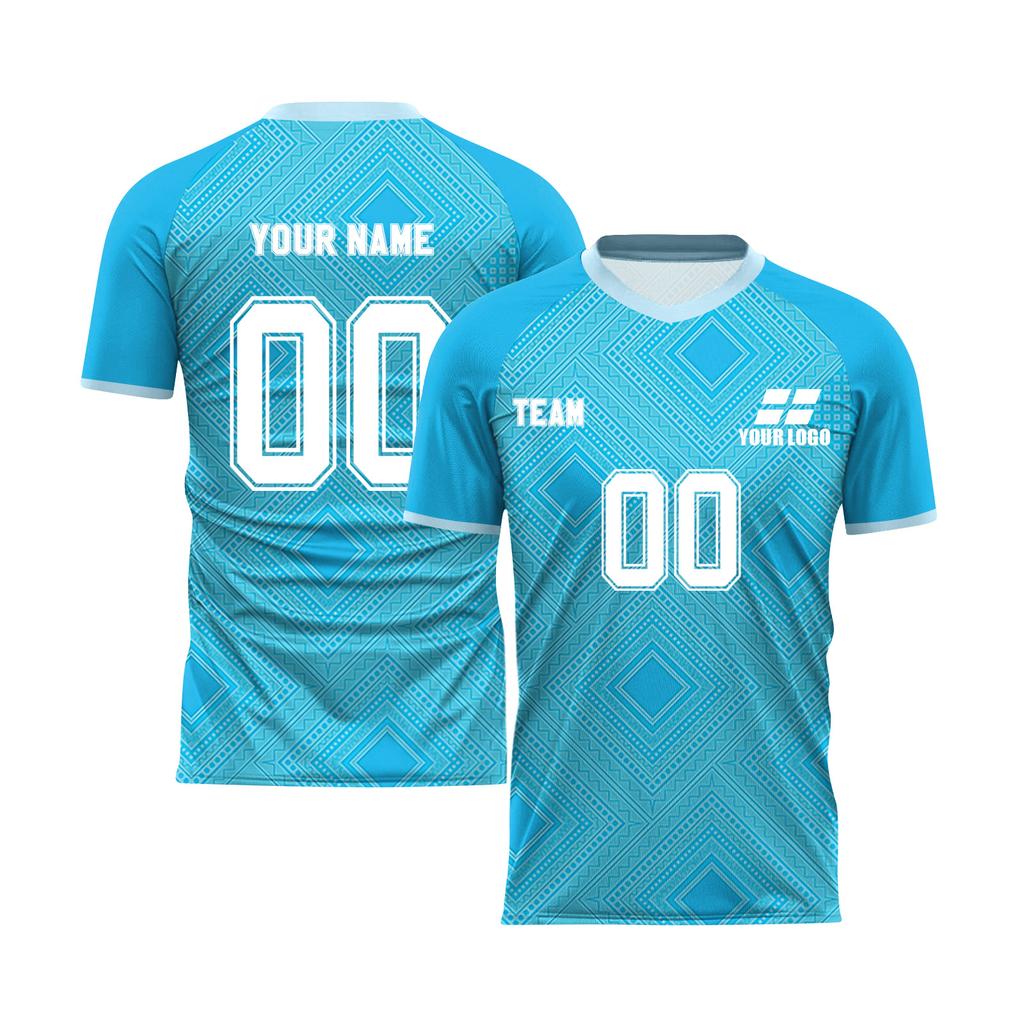 Short Sleeve V Neck DIY Team Sports Jersey Top Wicking Lightweight Athletic Training Shirt for Men Women Youth