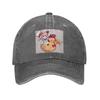 Lucifer from Hazbin Hotel Washed Denim Cap Casual Baseball Caps Adjustable Hat Summer Unisex Baseball Hats