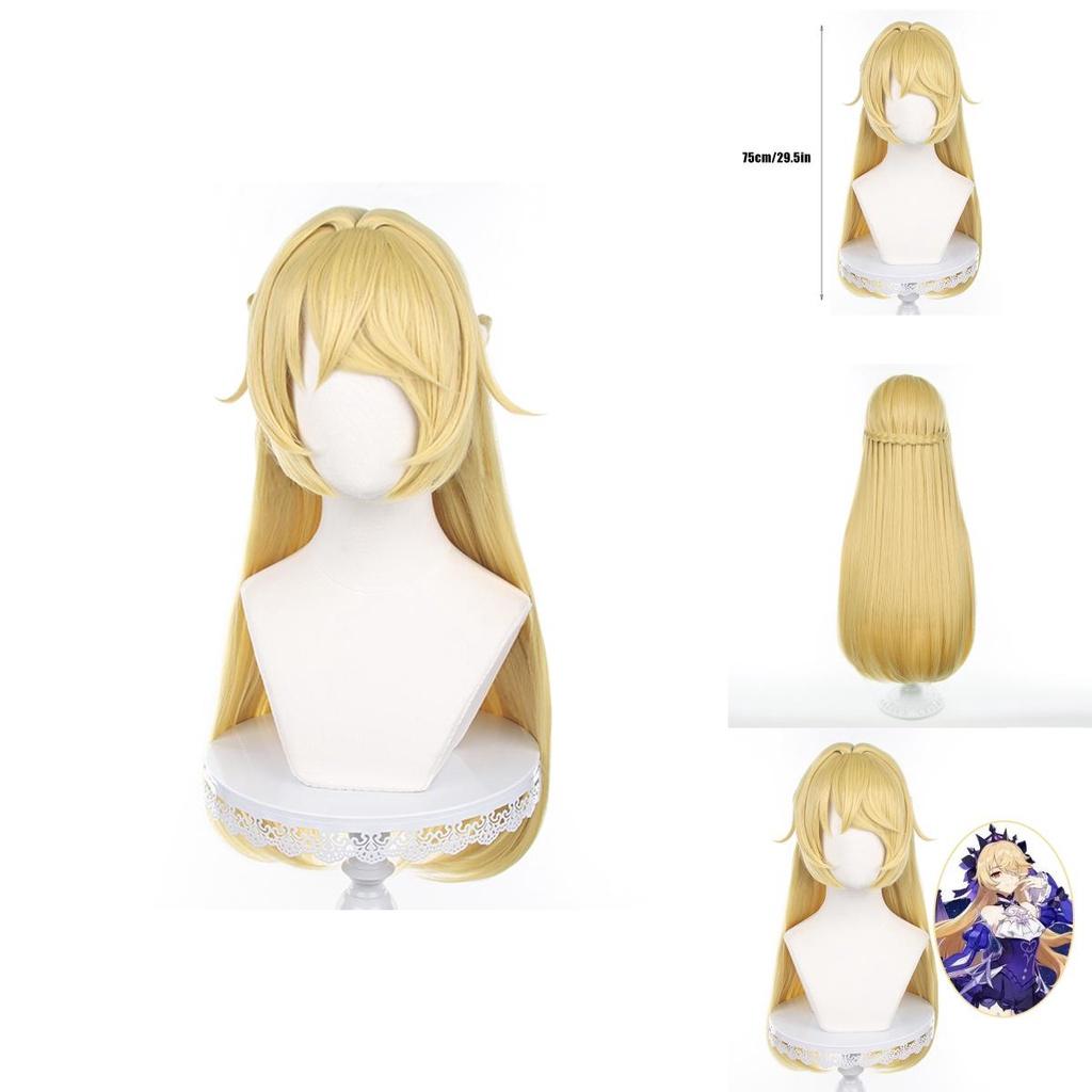 Genshin Impact Fischl Cosplay Wig Halloween Carnival Props