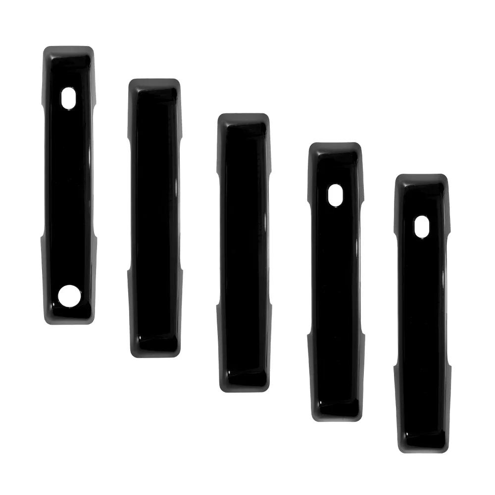 5Pcs Door Handle Covers for Ford Bronco 2021-2023 Side Doors & Tailgate Handle ABS Plastic Protector Black with Smart Holes чёрный