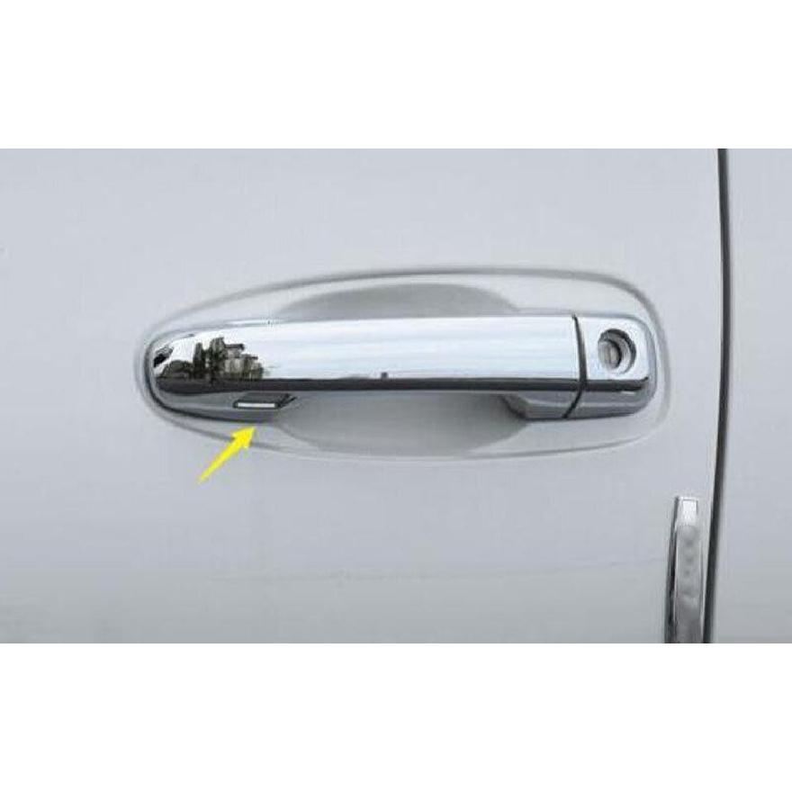 For Lexus GX460 2010-2022 Chrome Exterior Outside Smart Door Handle Cover 8pcs