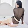 Women Sexy Unitard Bodysuit Ultrathin Open Buttocks Exotic Lingerie See-Through Swimsuit Transparent Porno Teddies Underwear