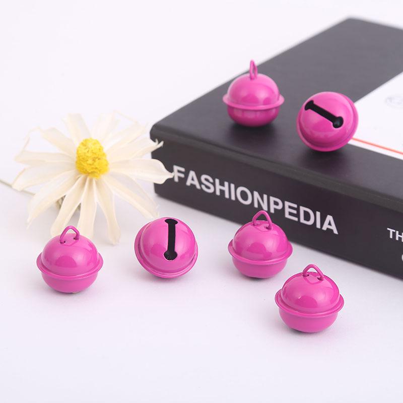 22mm Candy Color Baked Paint Round Pet Collar Bell - Christmas Accessories