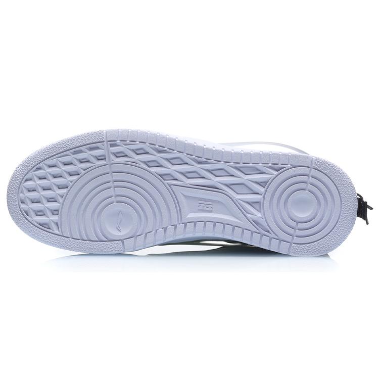 Li Ning CF Slip Resistant Cushioning Low Top Skateboard Shoes Men's White Blue AGCP293-3