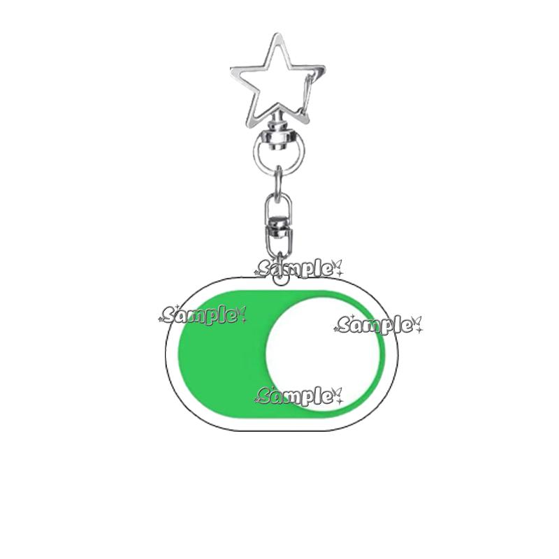 

Cartoon Information Sign Acrylic Keychain Ornament Creative Double-sided Printed Car Key Ring Hanging Accessories Gifts Toys about 5cm