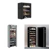 Minimalist Metal Shoe Organizer With Detachable Shelves For Household Entry Use