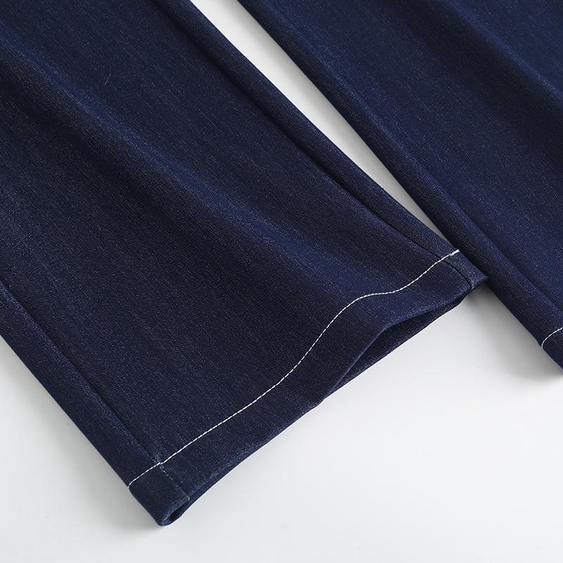 2026 Women's Fashionable Denim Wide-Leg Casual Pants