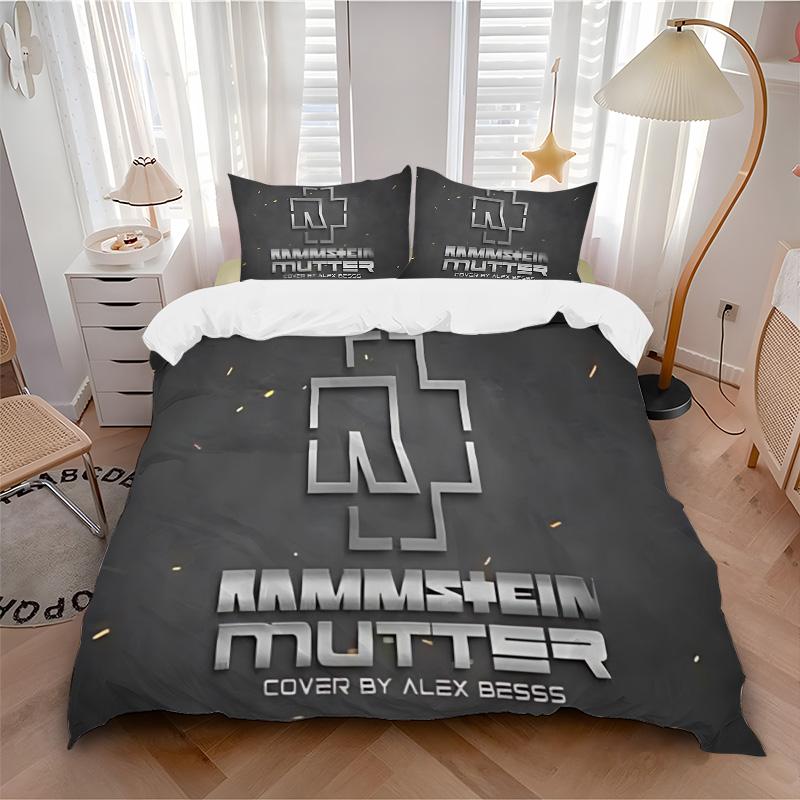Rammstein Mutter Cover Art Print 3Pcs Bedding Setduvet Cover With 2 Bedropillowcase Home Birthday Gift