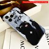 2DFlat Funny Cat Phone Case All inclusive film hard iPhone case, compatible with iPhone 18 Pro Max 17 16 15 14 13 12 11