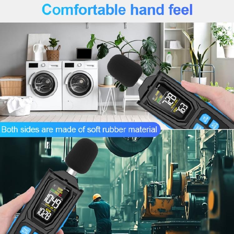 30-130dB Decibel Meter Handheld Noise Meter for Indoor Outdoor Use Digital Sound Level Meter with Data Hold SPL Tester
