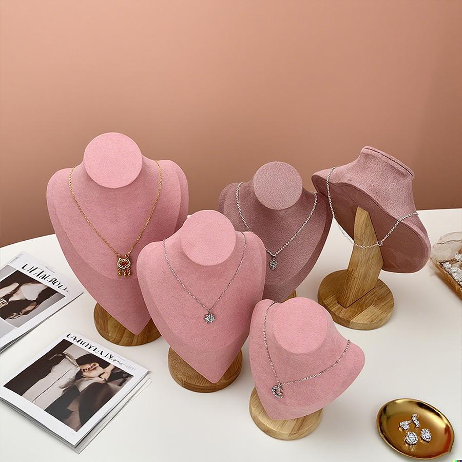 1 piece, portrait neck display stand, for necklace display in jewelry stores