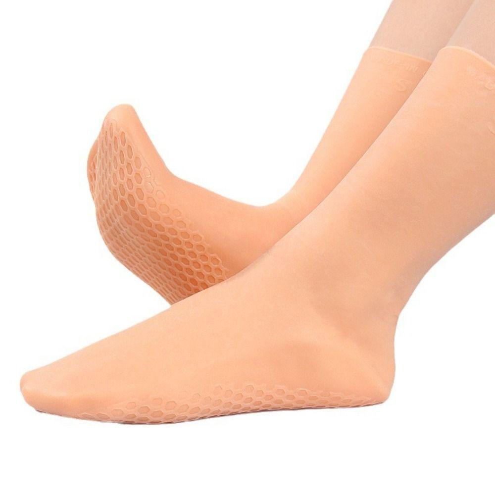 Moisturizing Anti Cracking Socks For Foot Protection Anti Cracking Long Tube Nursing Socks Men L