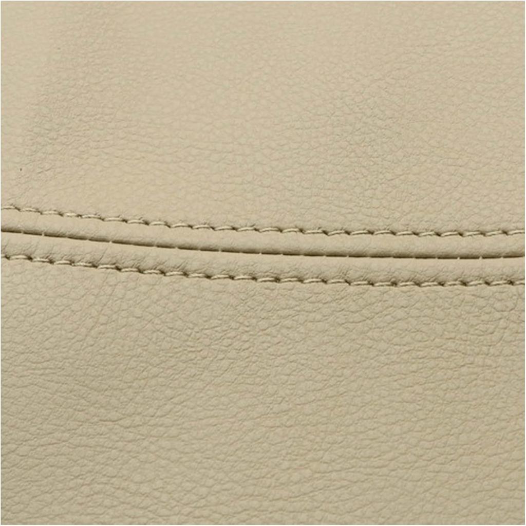 Mythoria Car Center Console Lid Armrest Leather Synthetic Cover Protector Beige Tan Compatible with Acura MDX 2007 2008 2009 2010 2011 2012 2013